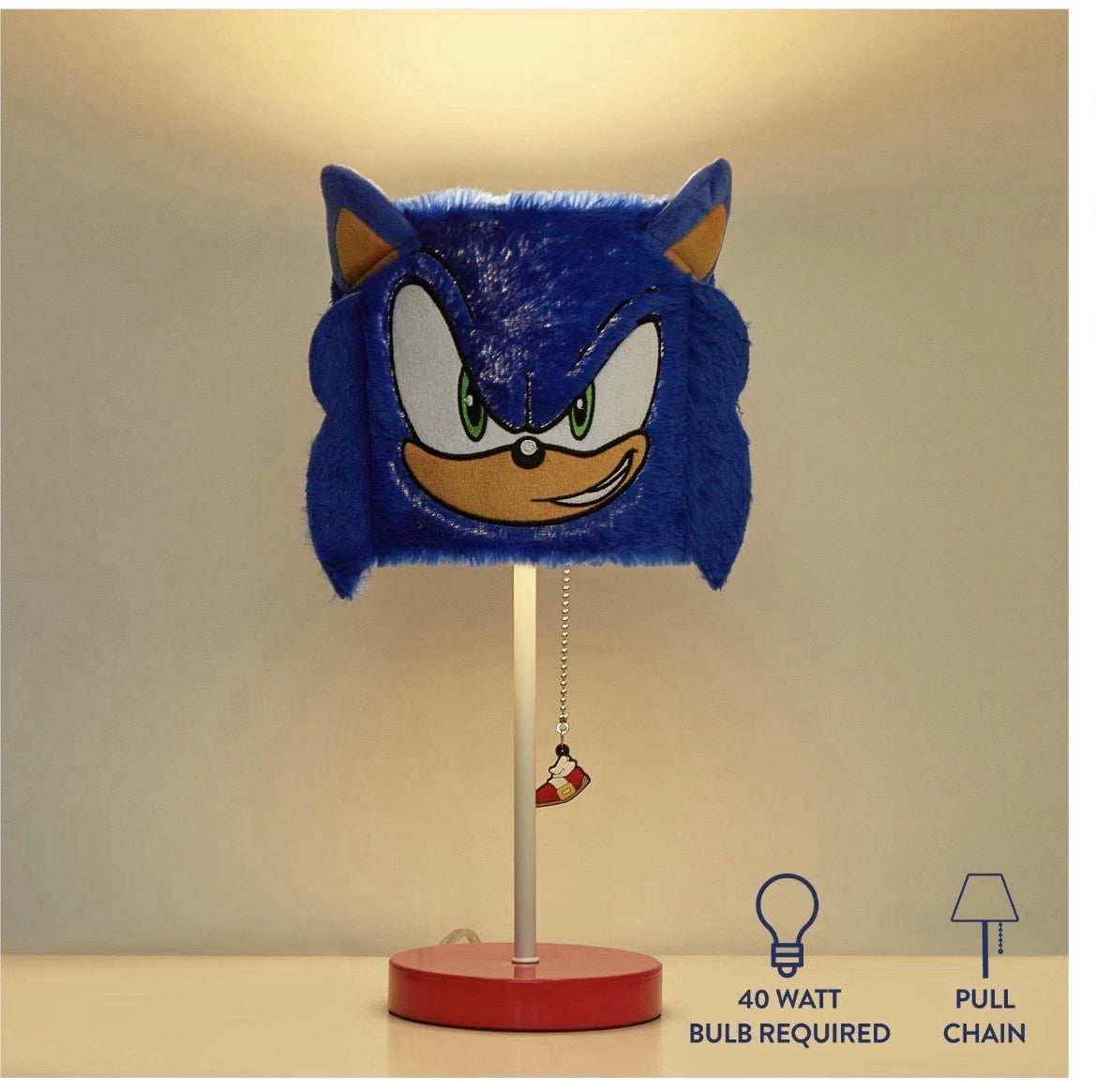 Sonic Plush Stick Table Lamp