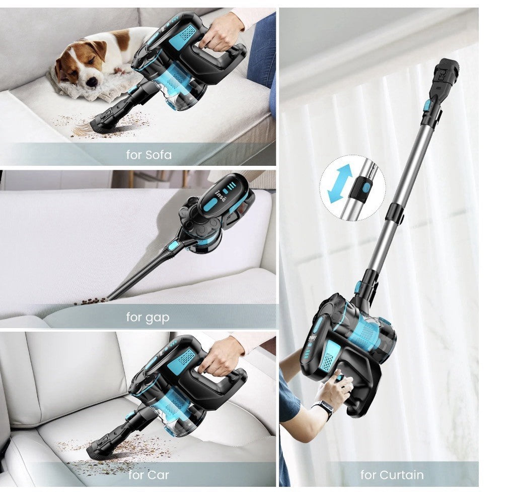 INSE Cordless Vacuum Cleaners, 6-in-1 Lightweight Stick Vacuum V770 for Carpet 