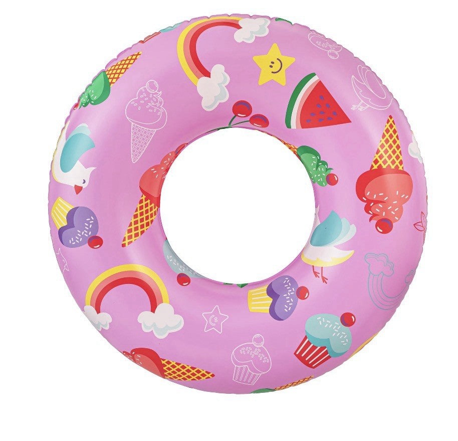Inflatable Swim Tube Pool Float, For Kids And Adults Age 9 & Up, Unisex